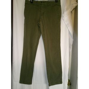 Tommy Hilfiger Olive Green Slim Fit Chinos‎ Casual Pants 30/30